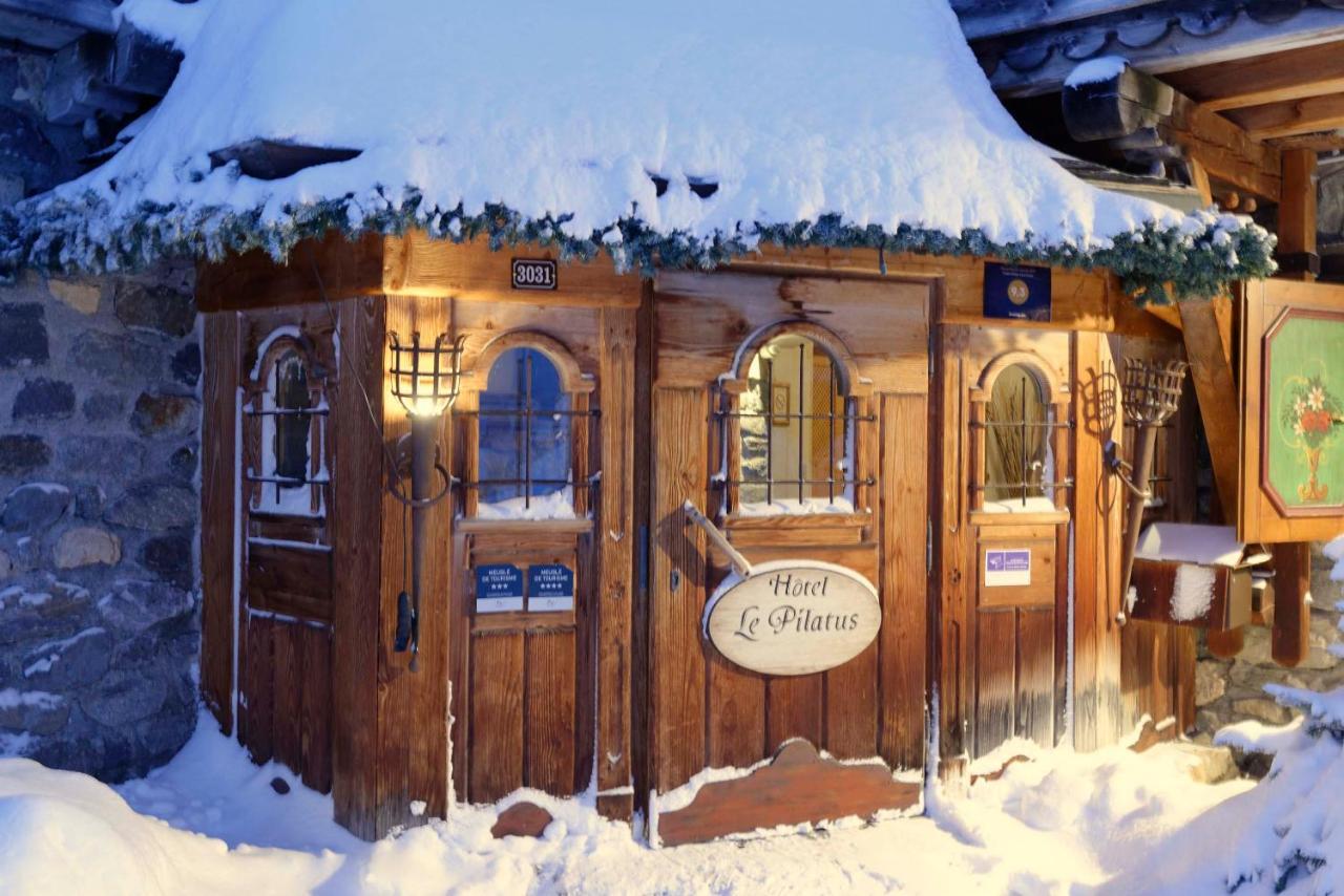 Hotel 3 Etoiles -Restaurant Le Pilatus Courchevel Exterior photo